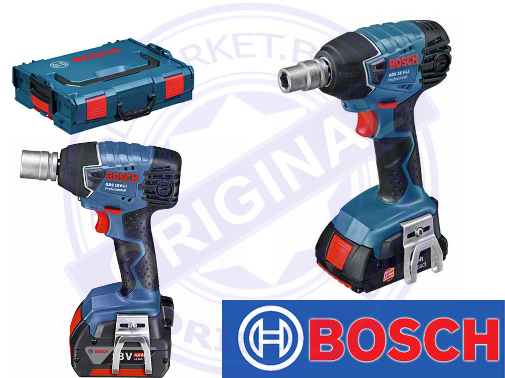 Акумулаторен ударен гайковерт GDS 18 V-LI Professional, 0 601 9A1 S03